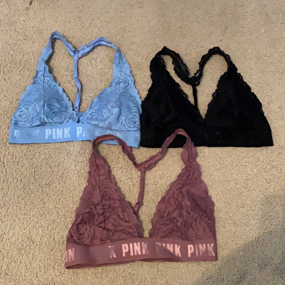PINK bralettes